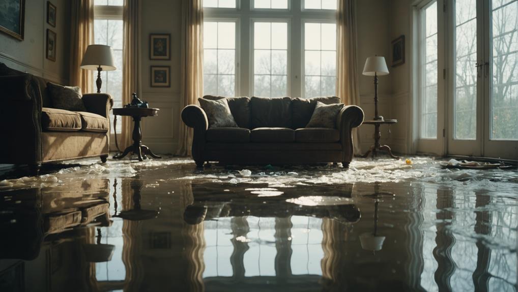 Flood damage restoration and water extraction services in Cumming GA